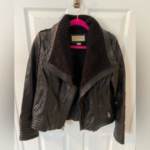 Michael Kors real leather jacket